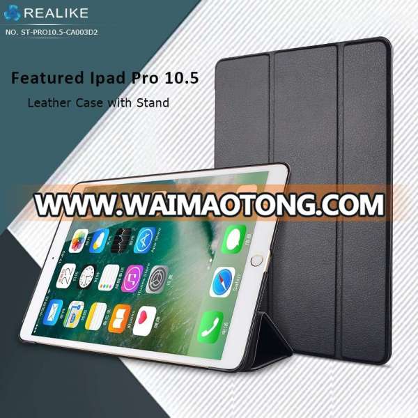 China suppliers black magnetic leather case for ipad pro 10.5