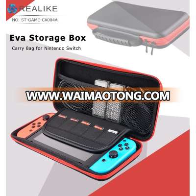 Carrying switch accessories for nintendo plastic storage box carry bag